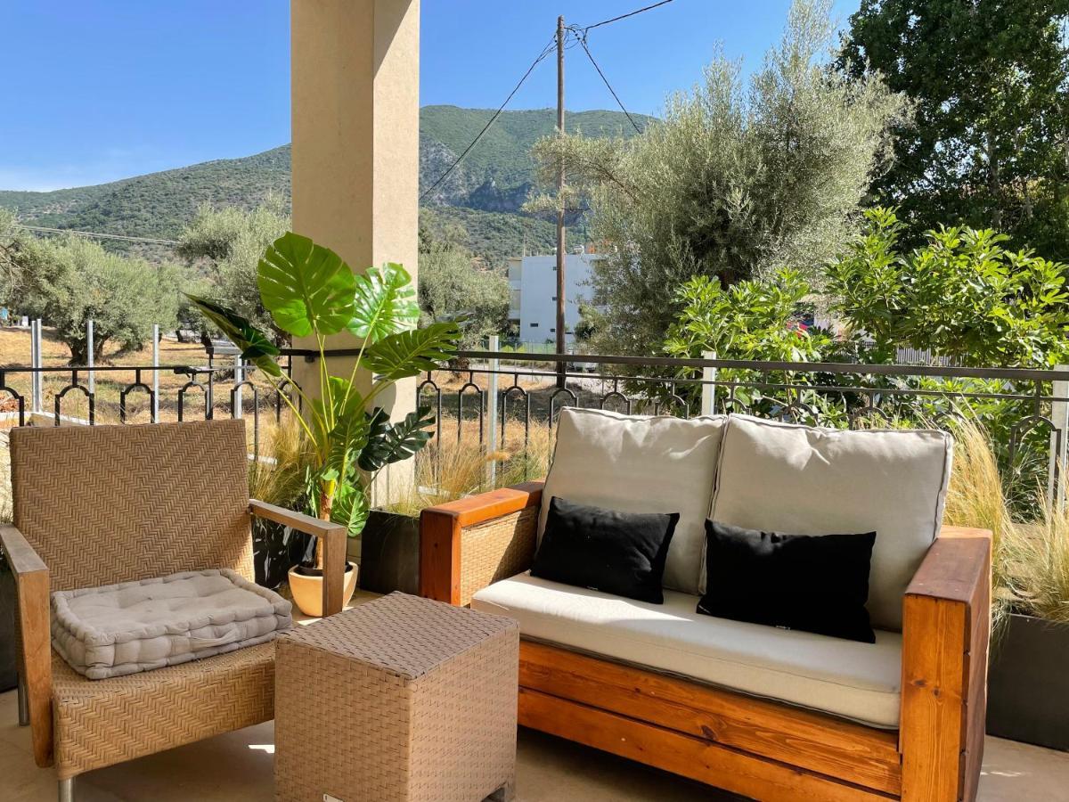 Kl Suites Lefkada - Feel At Home New Boho Apartment 400M From Beach Nidri Town Center Buitenkant foto